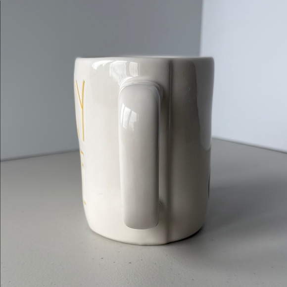 Rae Dunn Bunny Love Mug Off White and Yellow - Picture 4 of 11